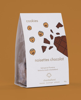 cookies noisettes chocolat